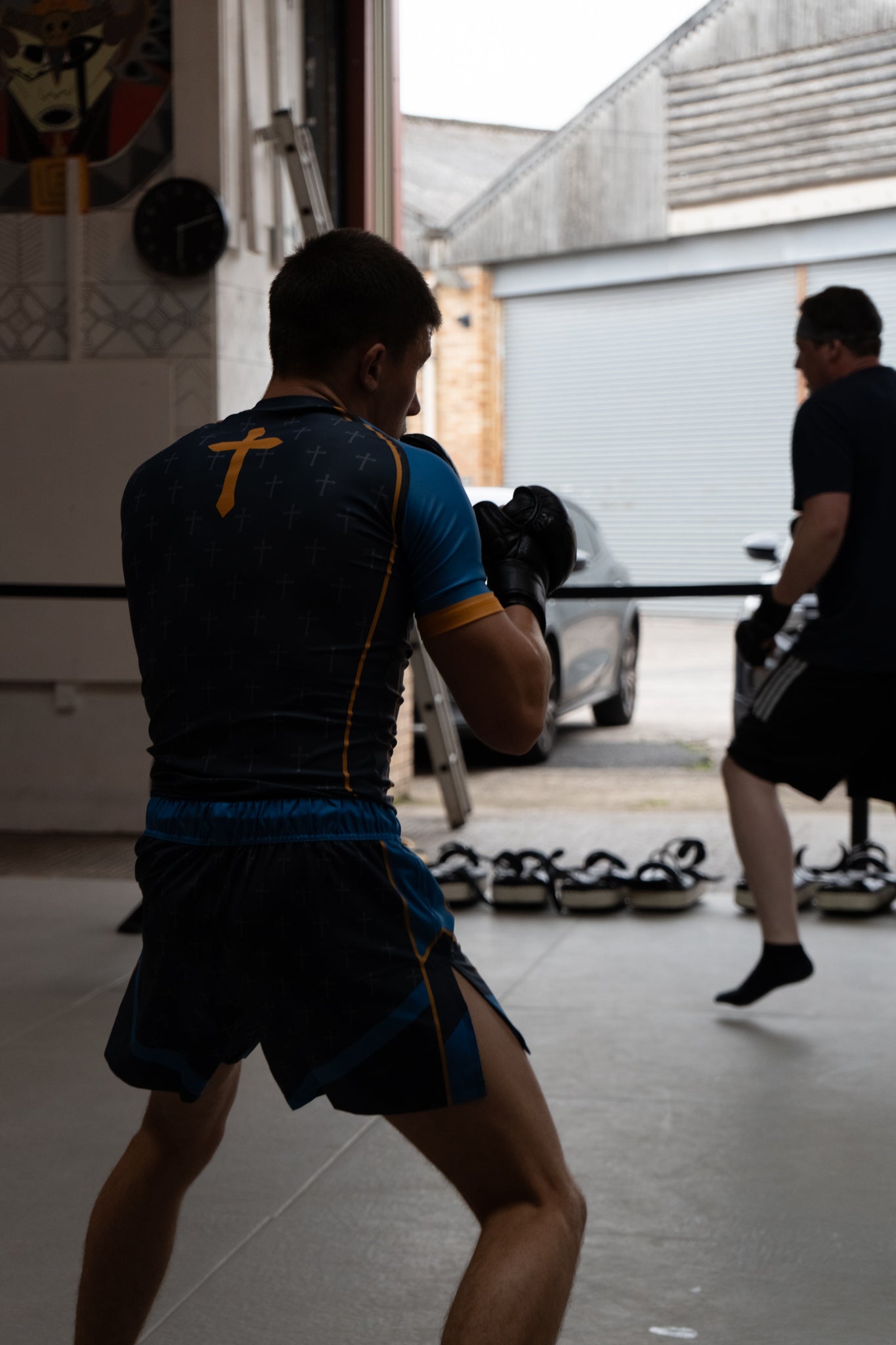 Risen Blue MMA Rashguard