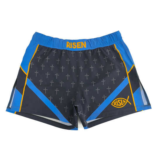 Risen Blue Fight MMA Shorts